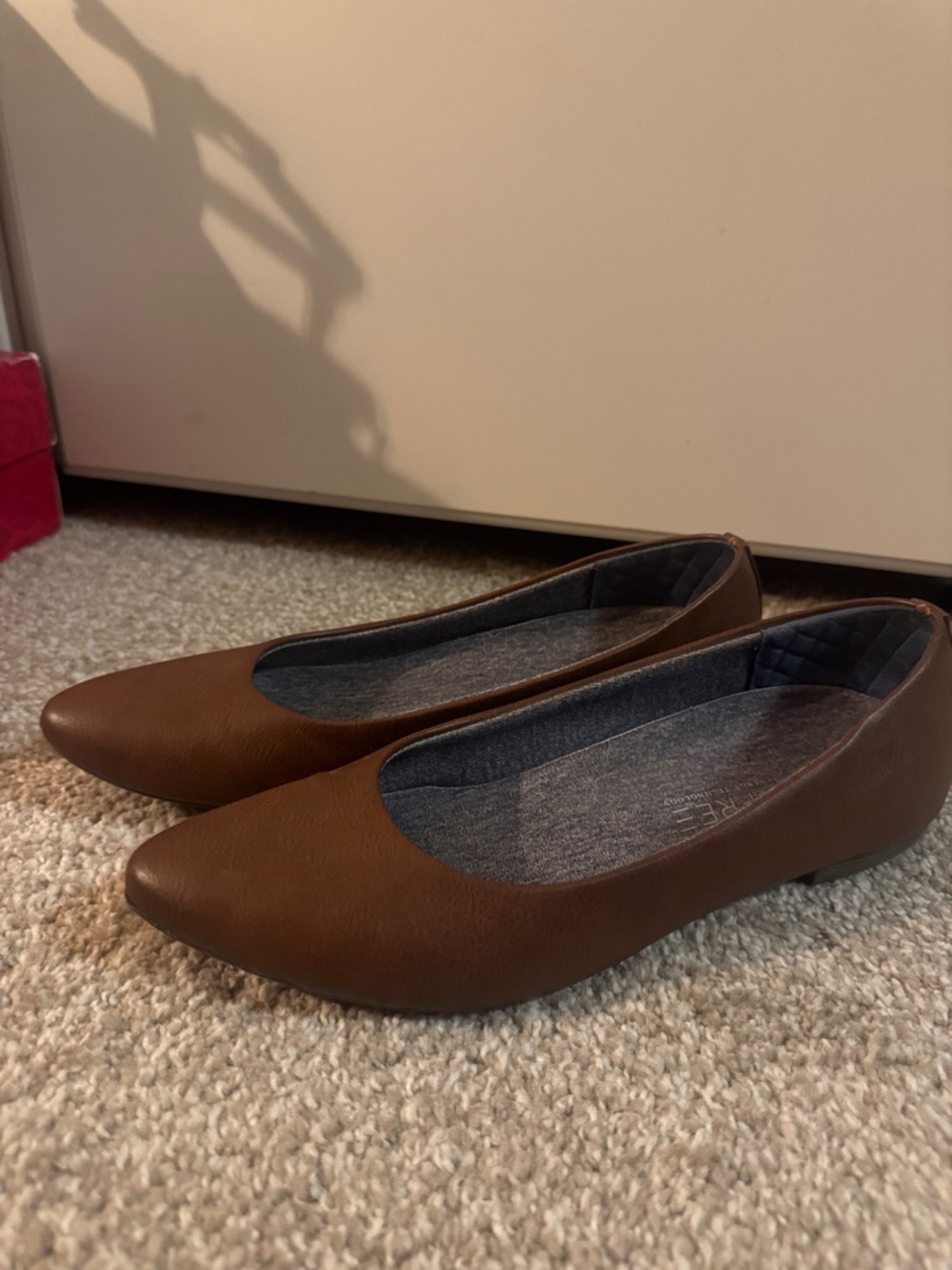 Dr. Scholl's Women's Brown Slip-On Ballet Flats